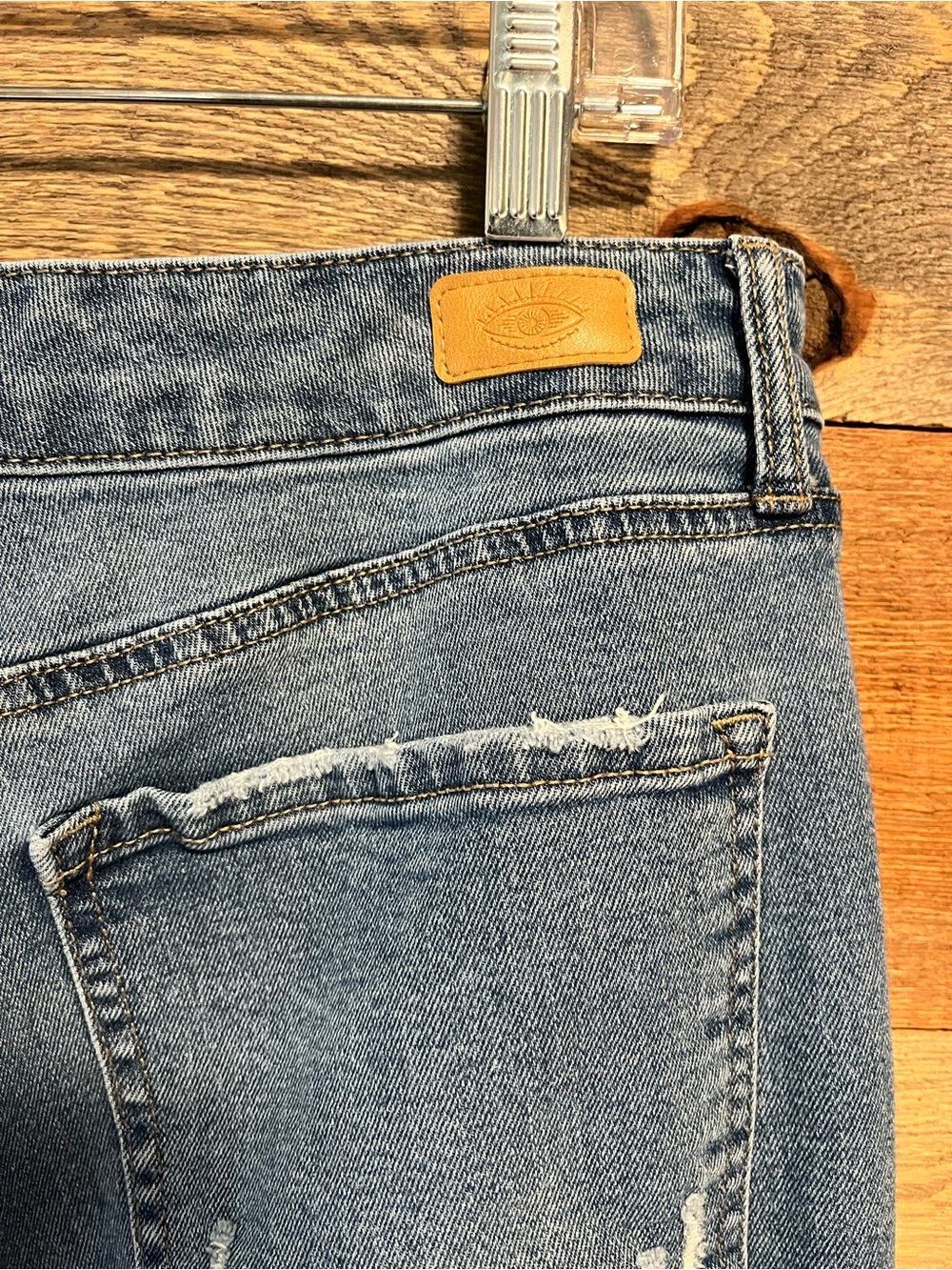 Sofia Jeans by Sofia Vergara Distressed Light Blue Jeans Size 14 - Picture 3 of 6